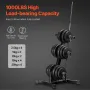 Vægtplade Rack Home Gym Barbell Storage Stand 2 tommer 1000 lbs