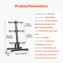 Vægtplade Rack Home Gym Barbell Storage Stand 2 tommer 1000 lbs