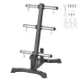 Vægtplade Rack Home Gym Barbell Storage Stand 2 tommer 1000 lbs