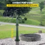 Hand Water Pump with Stand, 40 x 23.9 x 131 cm(15.7 x 9.4 x 51.6 inch) Pitcher Pump& 66 cm(26 inch) Pump Stand with Pre-set 12.7