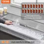 36 "X18" X14 "Drop in is Chest Ice Cooler Ice Bin Rustfrit stål
