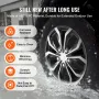 Wheel Rim Cover Hubcaps, 15 in Diameter, Sturdy & Durable Scratch-Resistant Hubcap with Snap & Valve Nozzle Hole, ABS & PC Hubca