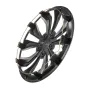 Wheel Rim Cover Hubcaps, 15 in Diameter, Sturdy & Durable Scratch-Resistant Hubcap with Snap & Valve Nozzle Hole, ABS & PC Hubca