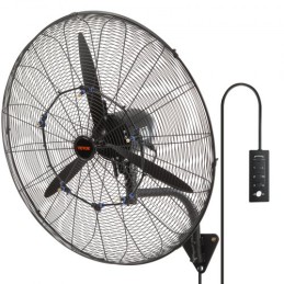 Oscillating Wall Mist Fan Metal 74.9 cm 3 Speeds