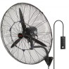 Oscillating Wall Mist Fan Metal 74.9 cm 3 Speeds