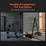 Weight Plate Rack, A Frame Weight Plate Tree for 1-Inch Weight Plates, Standard Weight Plate Tree, 500 lbs Load Capacity Weight 