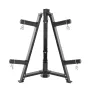 Weight Plate Rack, Weight Plate Tree for 2-Inch Weight Plates, Standard Weight Plate Tree, 300 lbs Load Capacity Weight Storage 