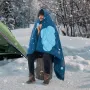 Camping Blanket 1.9 x 1.32 m (75" x 52") Wearable Warm Stadium Blanket Outdoor Printed