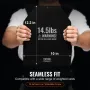 Vægtvestplader til styrketræning, der kører træning 2x14,5 lb