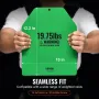 Vægtvestplader til styrketræning, der kører træning 2x19,75 lb