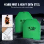 Weight Vest Plates, 19.75 LB Pairs, Premium Steel Weighted plates, Contoured Ergonomic Fit – WODs, Additional Weight for Weight 