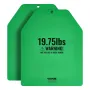 Weight Vest Plates, 19.75 LB Pairs, Premium Steel Weighted plates, Contoured Ergonomic Fit – WODs, Additional Weight for Weight 