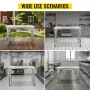 Kommerciel arbejdsbordet arbejdsstation 48 x 24 tommer foldning