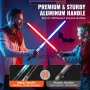 Lightsaber 12 RGB -farver 4 Lyde genopladelig FX Duellering