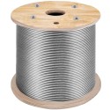 T316 Rustfrit stål Wire Rope Kabel Høj styrke Spænding Fleksibelt rustfrit stålkabel OD 3,2 mm Længde 1000ft 11.14KN Kabel