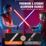 Lightsaber 12 RGB -farver 41 "Mute Sound Rechargable Dueling
