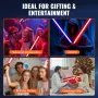 Lightsaber 12 RGB -farver 16 lyde genopladelig 40 "Duellering