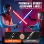 Lightsaber 12 RGB -farver 16 lyde genopladelig 40 "Duellering