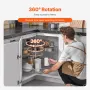 31 "2 -lags nyreformet krom hjørnearrangør Lazy Susan Cabinet