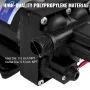 Fresh Water Pump, 12 V Self Priming Sprayer Pump, 11 L/min(3 GPM) RV Water Pump, with Pressure Switch 3.8 bar(55 PSI) Self Primi