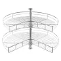 31 "2 -lags nyreformet krom hjørnearrangør Lazy Susan Cabinet