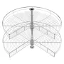 31 "2 -lags nyreformet krom hjørnearrangør Lazy Susan Cabinet