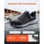 Steel Toe Shoes for Men, US Size 10, Men’s Cushion Sport Safety Toe Athletic Work Shoe, Indestructible Safety Sneakers Lightweig