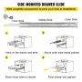 Heavy Duty Drawer Slides 2PCS Drawer Slides 61 cm Locking Drawer Slides 113.4 kg Capacity Heavy Duty Slides Three Section Full E