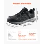 Stålsko til mænd US størrelse 11 atletisk arbejdssko sneakers