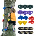 Ninja Tree Climbing Kit 12 Tree Climbing Holds 6 Ratchet Straps Outdoor