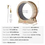 Cat Exercise Wheel, Large Cat Treadmill Wheel for Indoor Cats, 29.5 inch Cat Running Wheel with Detachable Carpet and Cat Teaser