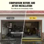 Garageporttætningsliste 6,5 m universel bund vandtæt PVC