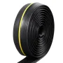 Garage Door Threshold Seal Strip, 20 FT Universal Garage Door Floor Seal Strip with Adhesive, Garage Door Bottom Weatherproof St