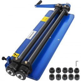18" Sheet Metal Bead Roller Bead Roller Former Swager Rotary Swaging Machine Included Convenient 6 Die Sets Flexible, 18" Bead