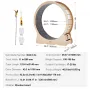 Wooden Cat Exercise Wheel, 43.3" Large Cat Treadmill Wheel for Indoor Cats, Cat Running Wheel with Detachable Carpet & Cat Tease