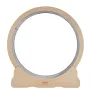 Wooden Cat Exercise Wheel, 43.3" Large Cat Treadmill Wheel for Indoor Cats, Cat Running Wheel with Detachable Carpet & Cat Tease