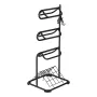 Freestanding Saddle Stand, 30 x 30 x 68.5 in, 3 Tiers Saddle Rack, Heavy Duty Saddle Blanket Holder with Removable & Rotating Ti