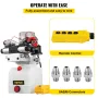 Hydraulic Pump Double Acting Hydraulic Power Unit Double Solenoid Hydraulic Power Pack 12V DC Hydraulic Power Pump with 4.5Liter