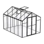 Polycarbonate Greenhouse, 8 x 10 Ft, Outdoor Greenhouse with 2 Vent Windows, Pavilion Styled Greenhouse with Hinged Door, Alumin