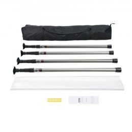 Dust Barrier Poles 12 Ft with 4 Telescoping Poles Dust Barrier System