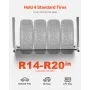 Wall Mounted Folding Tire Rack, 32" - 48" Adjustable Tire Rack, Q235 Heavy-Duty Steel Tire Storage Rack for R14-R20 inch Standar