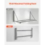 Wall Mounted Folding Tire Rack, 32" - 48" Adjustable Tire Rack, Q235 Heavy-Duty Steel Tire Storage Rack for R14-R20 inch Standar