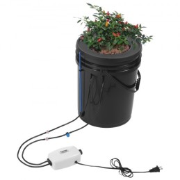 DWC Hydroponics vokser system dybt vandkultur med top dryp 1 spand 5gal