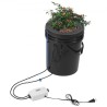 DWC Hydroponics Grow System Deep Water Culture with Top Drip 1 Bucket 5Gal