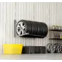 Wall Mounted Folding Tire Rack, 32" - 48" Adjustable Tire Rack, Q235 Heavy-Duty Steel Tire Storage Rack for R14-R20 inch Standar