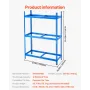 Dækopbevaringsstativ 2-hylde Dækholder Stand holder op til 12
