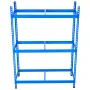 Dækopbevaringsstativ 2-hylde Dækholder Stand holder op til 12
