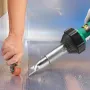 Hot Air Plastic Welder, 1600W Hot Air Torch Pistol, 122-1112℉ PVC TPO Vinyl Heat Gun Welding Torch, Plastic Roofing Welding Kit 