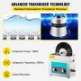 Ultrasonisk vinylrekord Cleaner 6L 40KHz vinyl Ultrasonic