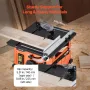 Table Saw for Jobsite, 210 mm, 1200W Portable Compact Tablesaw, 225mm Max Rip Capacity, 4800RPM Cutting Speed, with 24 Teeth Saw